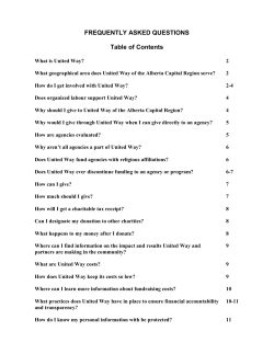 FREQUENTLY ASKED QUESTIONS  Table of Contents