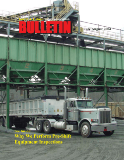 BULLE TIN BULLETIN Why We Perform Pre-Shift
