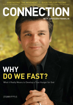 why  do we FasT?