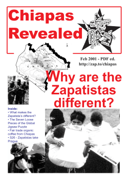 W Chiapas Revealed hy are the