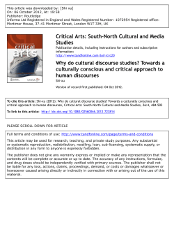 This article was downloaded by: [Shi xu] Publisher: Routledge
