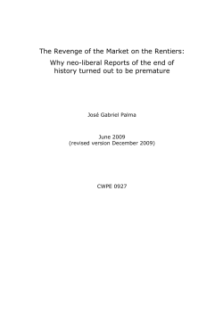 The Revenge of the Market on the Rentiers: