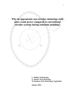 Why do appropriate non-circular chainrings yield circular systems during isokinetic pedaling?