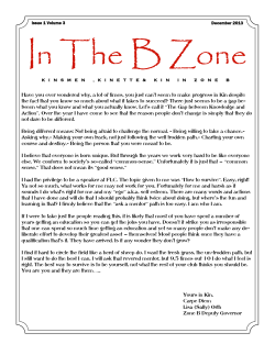 In The B Zone