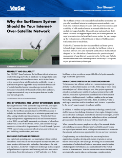 Why the SurfBeam System