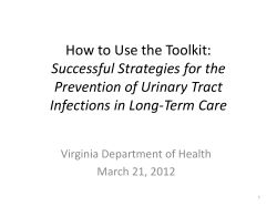 How to Use the Toolkit: Successful Strategies for the