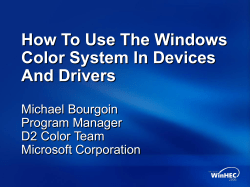 How To Use The Windows Color System In Devices And Drivers Michael Bourgoin