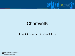 Chartwells The Office of Student Life