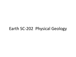 Earth SC-202  Physical Geology