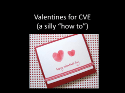 Valentines for CVE (a silly “how to”)