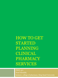 HOW TO GET STARTED PLANNING CLINICAL
