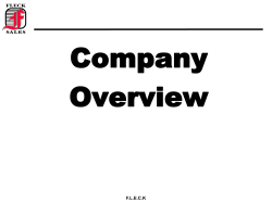 Company Overview F.L.E.C.K