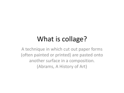 What is collage?