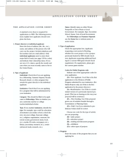 A P P L I C A T I O... T H E   A P P L I...