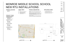 MONROE MIDDLE SCHOOL SCHOOL NEW RTU INSTALLATIONS