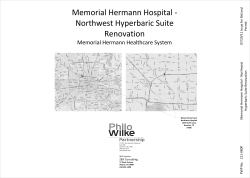 Memorial Hermann Hospital - Northwest Hyperbaric Suite Renovation Memorial Hermann Healthcare System