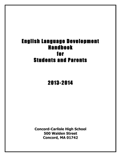 English Language Development Handbook for