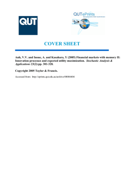 COVER SHEET