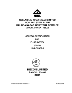 MECON LIMITED