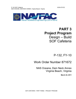 PART 3 Project Program Design – Build