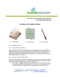MR Mini Personal Mobile Phone Booster GSM 900/1800 Networks