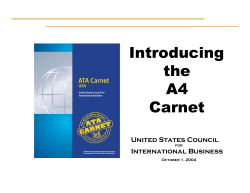 Introducing the A4 Carnet