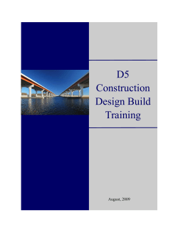 D5 Construction Design Build Training