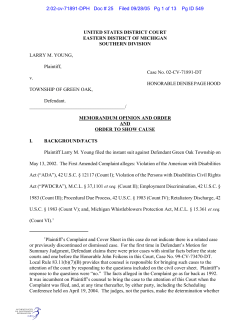 LARRY M. YOUNG, Plaintiff, Case No. 02-CV-71891-DT v.