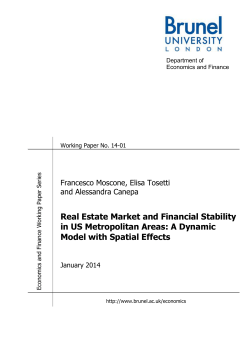 Real Estate Market and Financial Stability Model with Spatial Effects