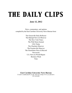 THE DAILY CLIPS  June 12, 2012