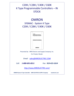 OMRON C20K / C28K / C40K / C60K STOCK
