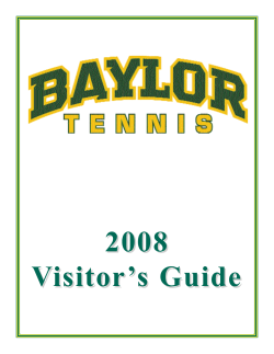 2008 Visitor’s Guide