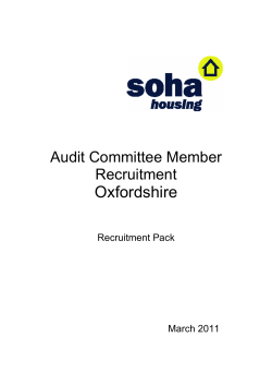 Oxfordshire Audit Committee Member Recruitment