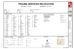 TRAUMA SERVICES RELOCATION 755 NORTH 11TH ST BEAUMONT, TX 77701 ABBREVIATIONS