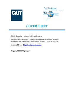 COVER SHEET Accessed from Copyright 2005 Springer