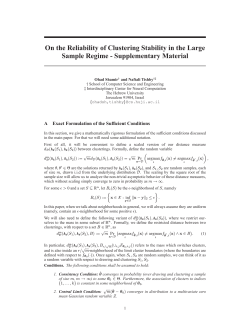 On the Reliability of Clustering Stability in the Large A