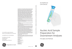 GE Healthcare Life Sciences Nucleic Acid Sample Pr