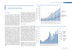 1. Executive Summary The 2014 Preqin Private Equity Performance Monitor