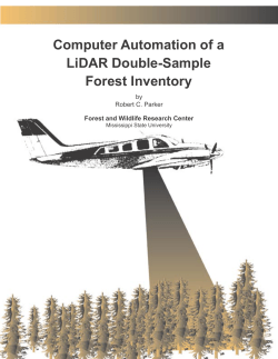Computer Automation of a LiDAR Double-Sample Forest Inventory by