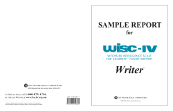 Writer SAMPLE REPORT for 1-800-872-1726