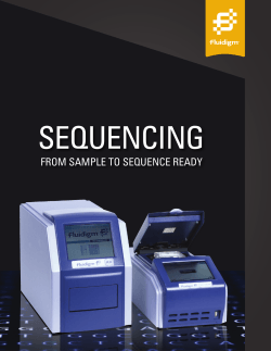 SEQUENCING FROM SAMPLE TO SEQUENCE READY