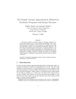 The Sample Average Approximation Method for Stochastic Programs with Integer Recourse