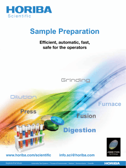 Sample Preparation Digestion Press Fusion