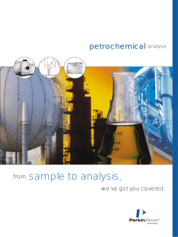 sample to analysis, petrochemical from we’ve got you covered