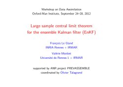 Large sample central limit theorem for the ensemble Kalman filter (EnKF)