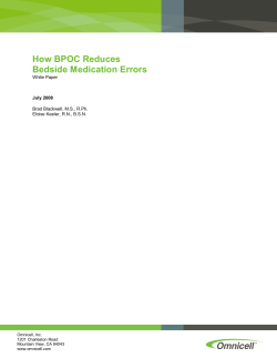 How BPOC Reduces Bedside Medication Errors  White Paper