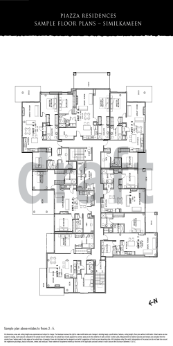 piazza residences sample floor plans – similkameen