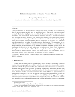 Effective Sample Size of Spatial Process Models
