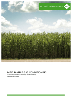 MAK AIR | GAS | THERMOTECHNIK Outstanding performance, reliability, and stustainability