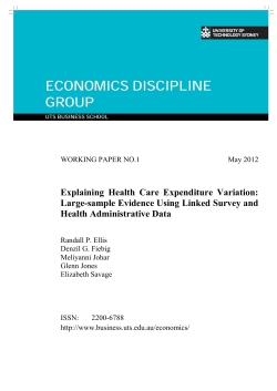 Explaining Health Care Expenditure Variation: Large-sample Evidence Using Linked Survey and